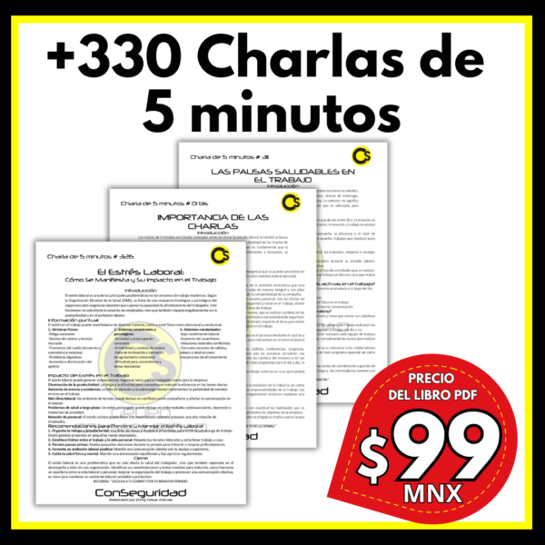 EL LIBRO DE LAS CHARLAS DE 5 MINUTOS por sólo $99 pesos.