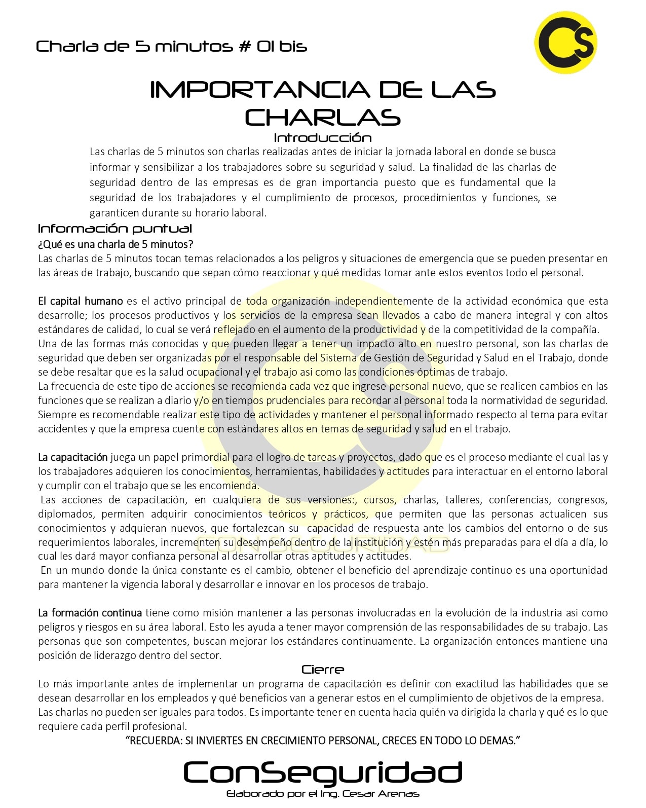 Platicas De Seguridad De 5 Minutos Pdf Pdf Charlas De 5 Minutos Por